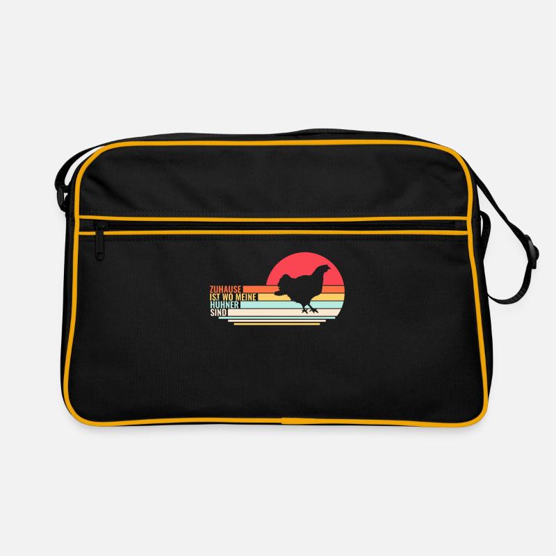 Hühner Retro Vintage Geschenkideen Retro Tasche