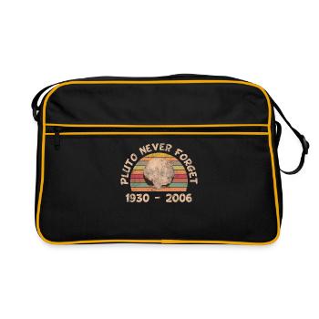Pluto | Vintage Never Forget Pluto - Retro Bag - black/gold - Front