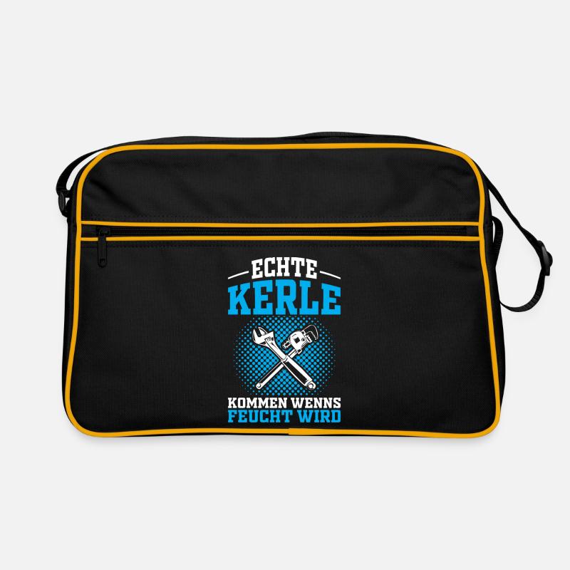 Spengler Klempner | Lustige Sprüche Handwerker Retro Tasche