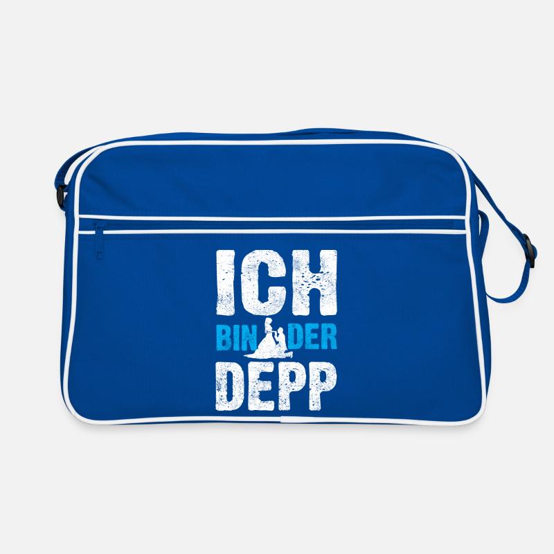 Ich bin der Depp Retro Tasche