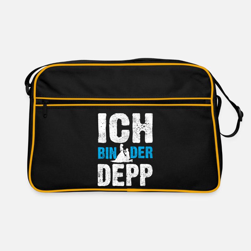 Ich bin der Depp Retro Tasche