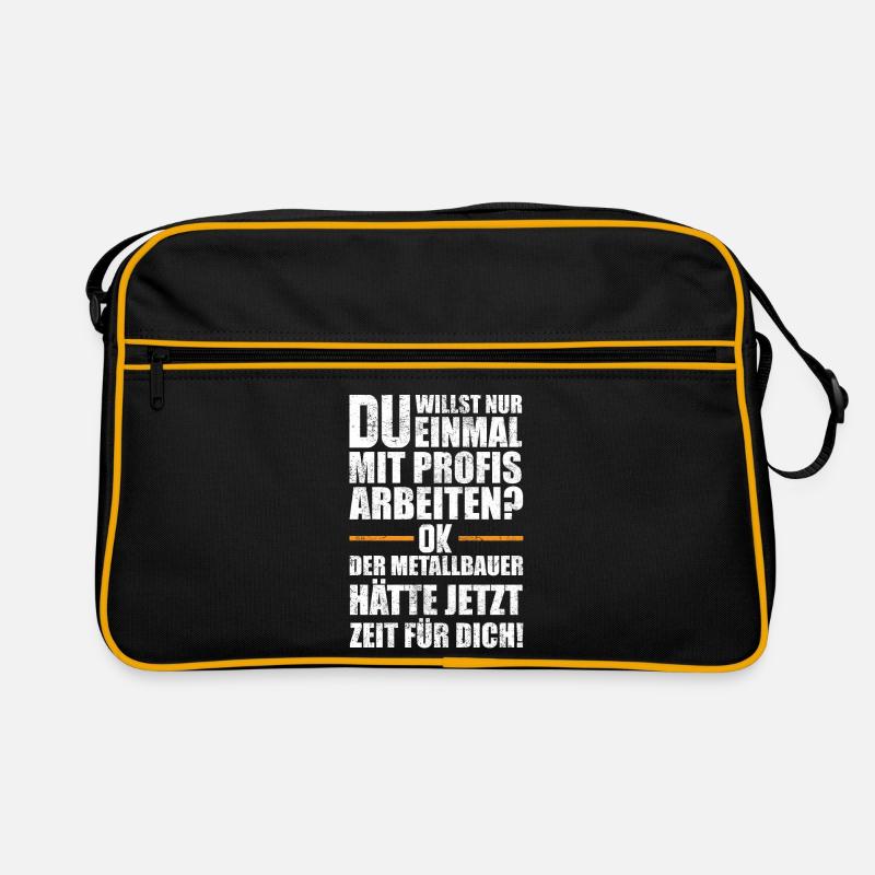 Metallbauer Geschenkidee Retro Tasche