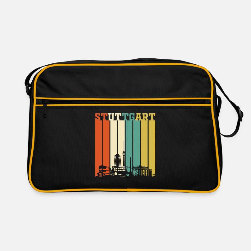 Stuttgart | Stuttgart Geschenk Skyline Retro Tasche