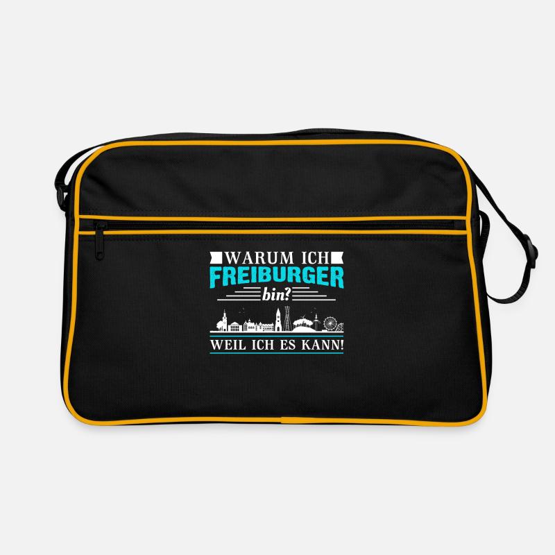 Freiburg | Lustiges Freiburger Sprüche Geschenk Retro Tasche
