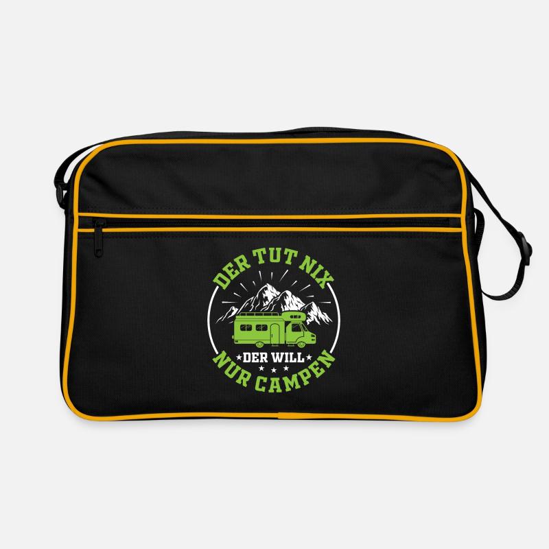 Camper Camping Retro Tasche