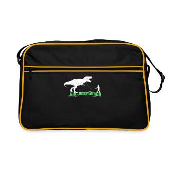 Informatiker Informatik Programmierer Humor - Retro Tasche - Schwarz/Gold - Vorne