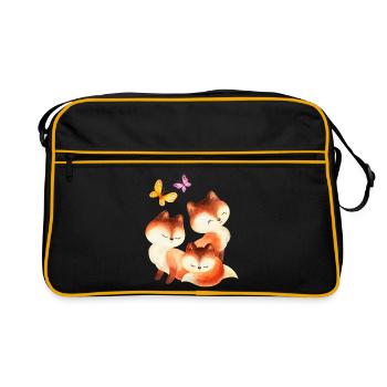 Wasserfuchs Trio - Retro Bag - black/gold - Front