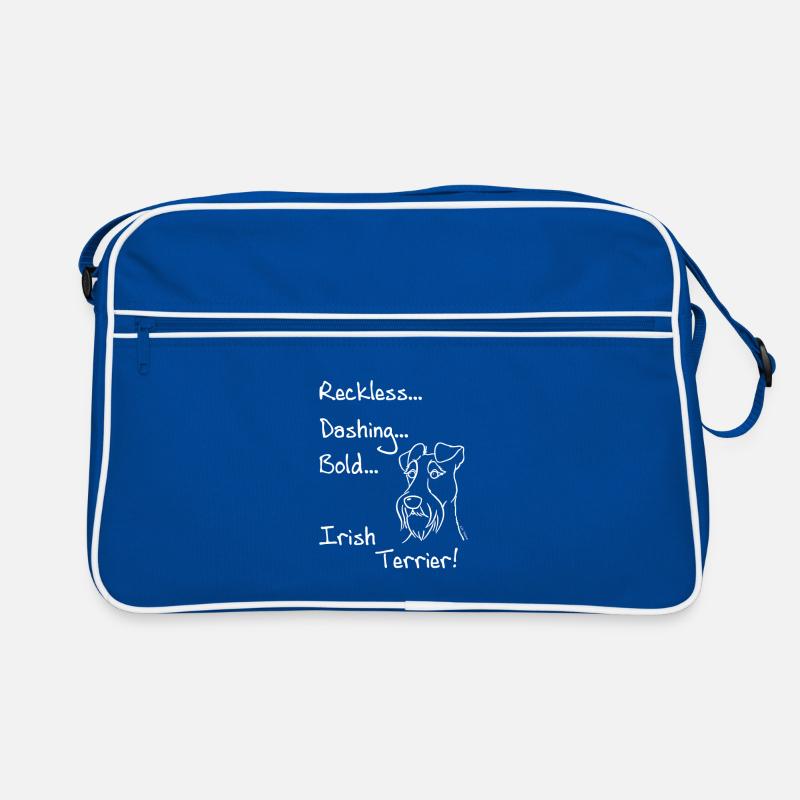 Bold Irish Terrier Retro Bag