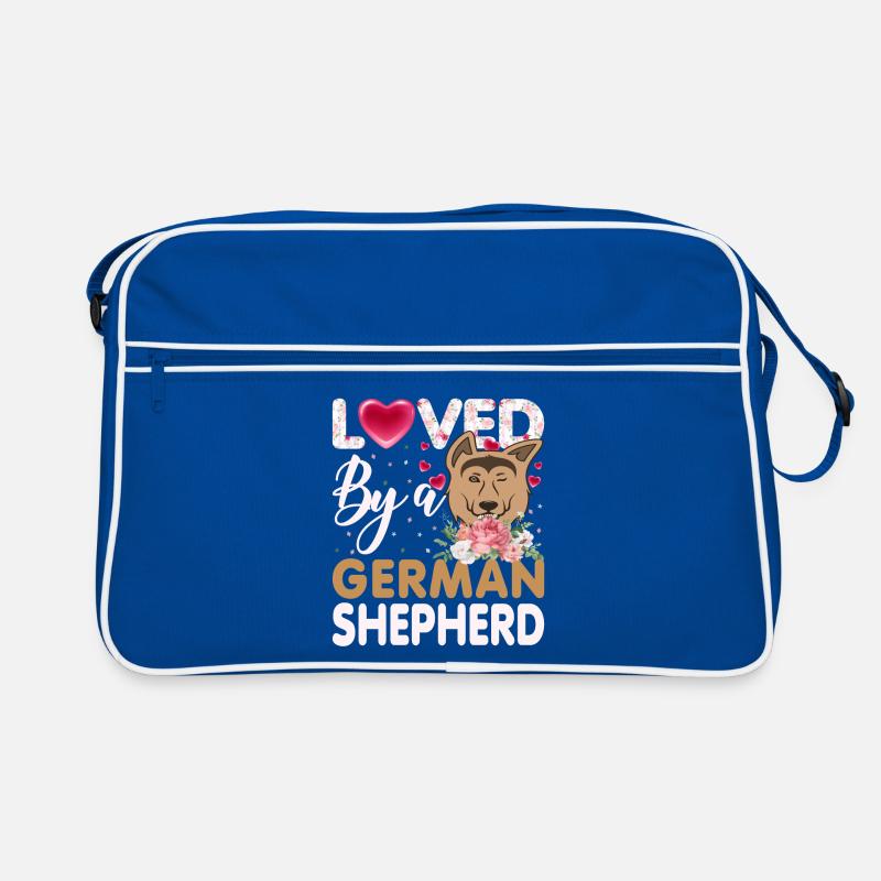Schäferhund Deutscher Schäferhund liebe Retro Tasche