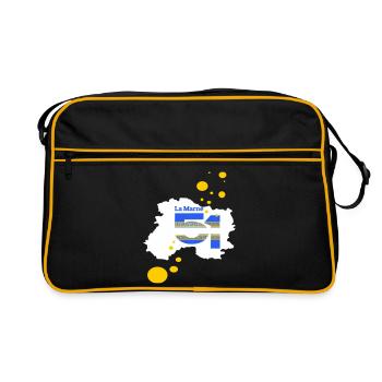 Die Marne 51 - Retro Tasche - Schwarz/Gold - Vorne