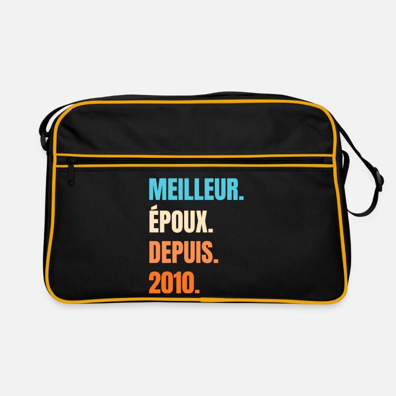Bester Ehemann seit 2010 Geschenk-Ehemann Retro Tasche