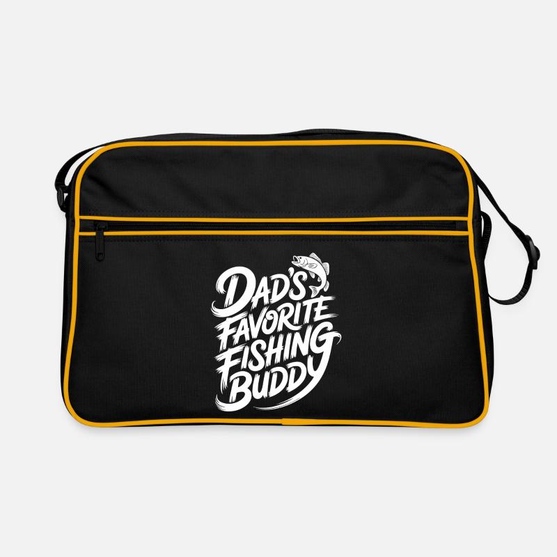 Dads Lieblings Angelbuddy Retro Tasche