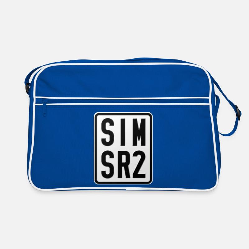 Simson SR2 Moped License Plate Retro Bag