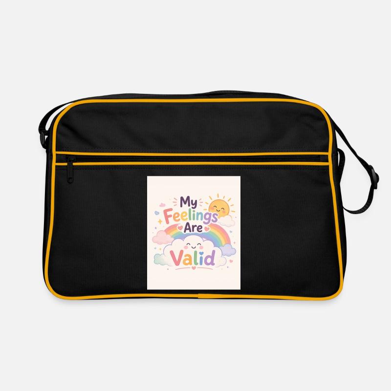 Mes Sentiments Sont Validés Sac Retro