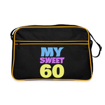 sweet 60 - Retro Bag - black/gold - Front