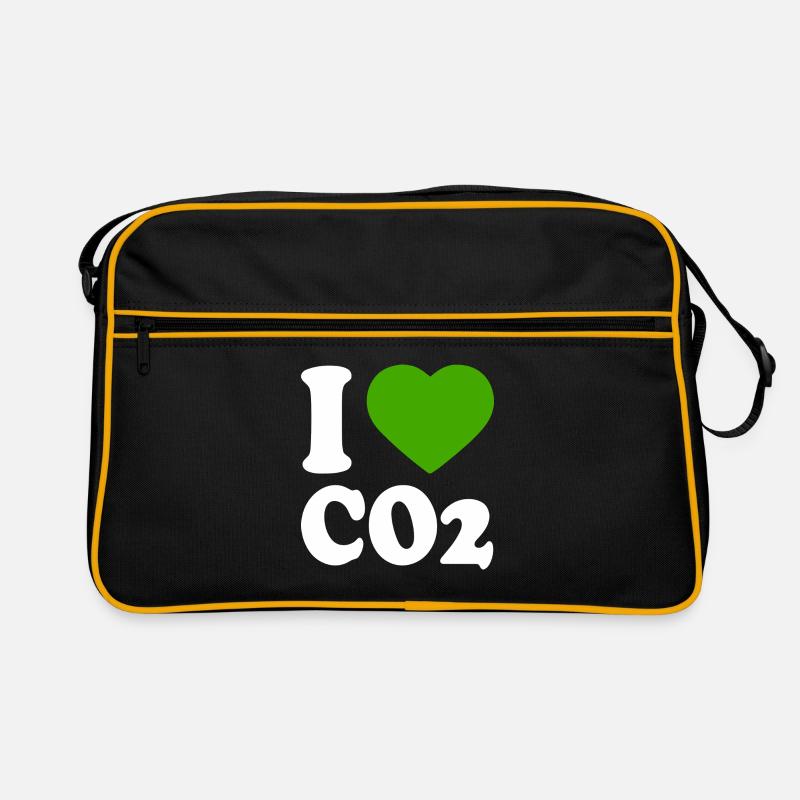 I love co2 Retro Tasche