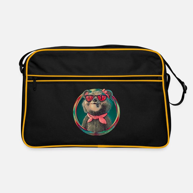 Mama Bär Mutter Frau Geschenk Eltern Retro Tasche