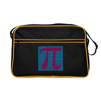 Nombre Pi - Sac Retro - noir/or - Devant
