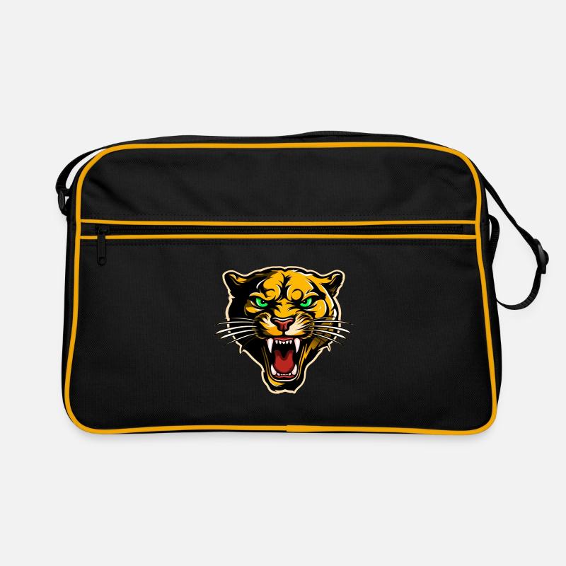 Panther Head Gold Sac Retro