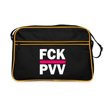 Fck pvv - Retro Bag - black/gold - Front
