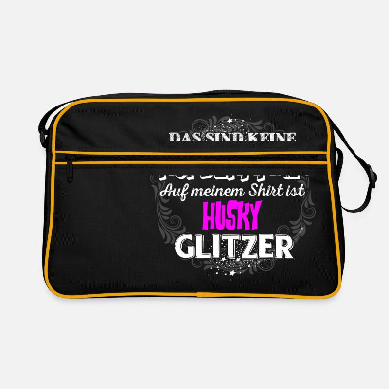 HUSKY - Glitzer Retro Tasche