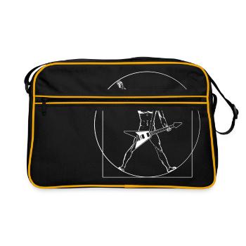 da vinci rocks - Retro Bag - black/gold - Front