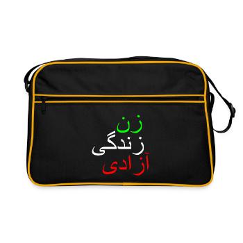Women life freedom - Sac Retro - noir/or - Devant