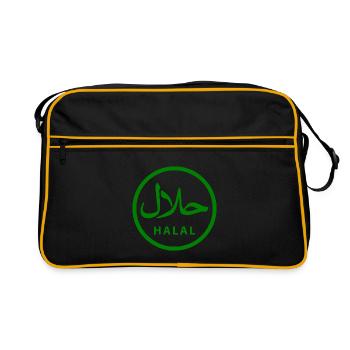Halal - Sac Retro - noir/or - Devant
