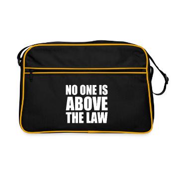 no one is above the law - Sac Retro - noir/or - Devant
