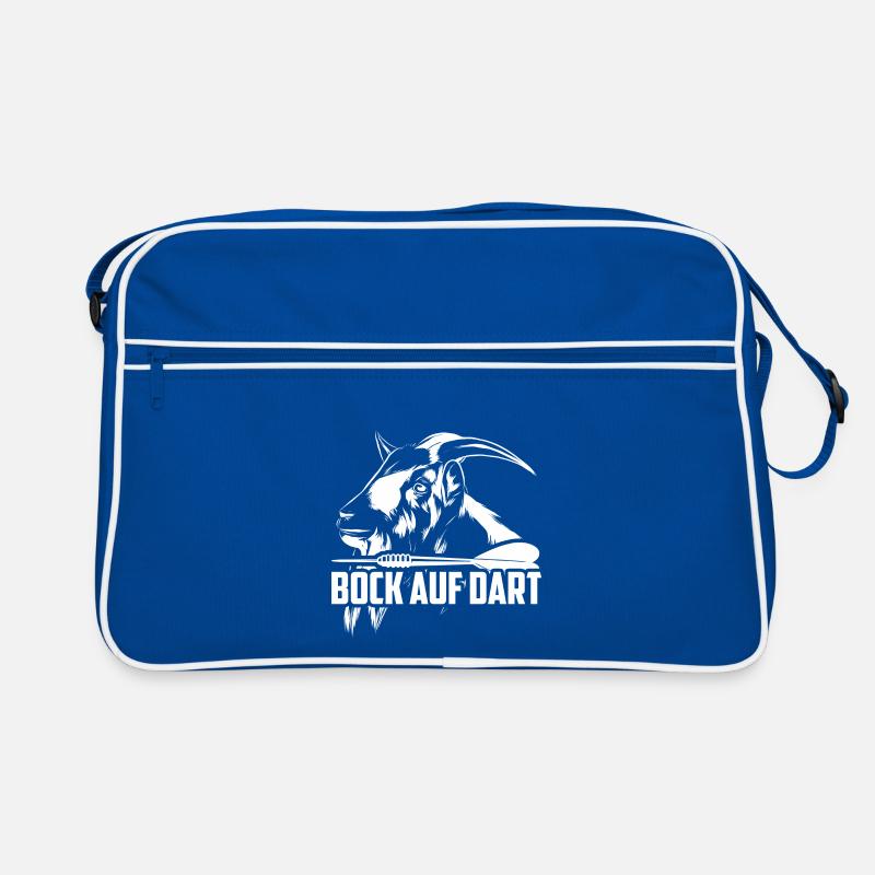 Bock auf Dart Dartspieler Geschenk Retro Tasche