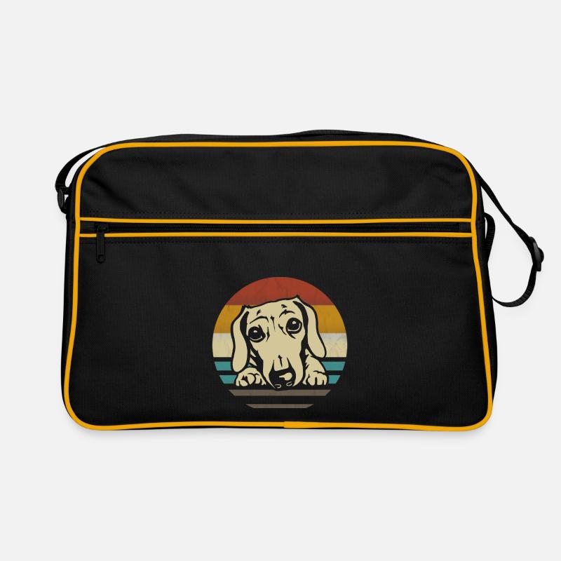 Teckel Chiot Chien Sac Retro