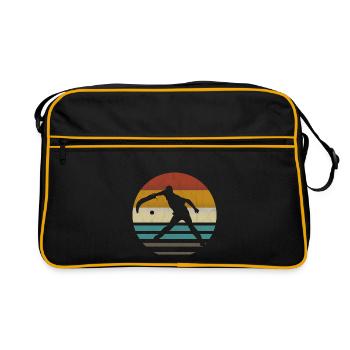 Jai Alai Sports Rétro vintage Cesta-Punta, Pelota - Sac Retro - noir/or - Devant