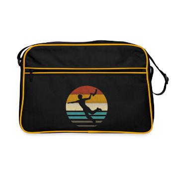 Jai Alai Sports Rétro vintage Cesta-Punta, Pelota - Sac Retro - noir/or - Devant