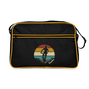 Vélo VTT VTT Vtt - Sac Retro - noir/or - Devant