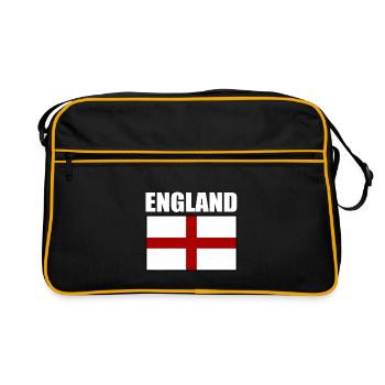 angleterre - Sac Retro - noir/or - Devant