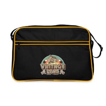 1945 Birthday born in 1945 Retro Vintage - Retro Bag - black/gold - Front
