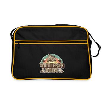 2006 Anniversaire né en 2006 Retro Vintage - Sac Retro - noir/or - Devant