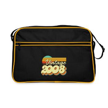 2008 Anniversaire Perspektive - Sac Retro - noir/or - Devant