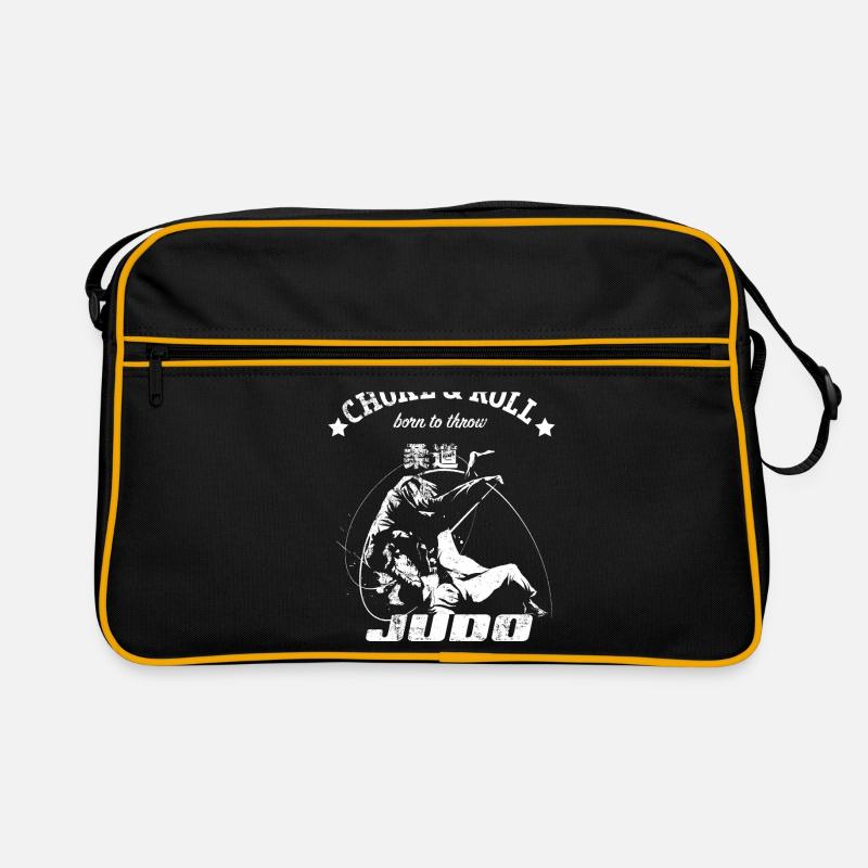 Judo - Retro Tasche - Schwarz/Gold