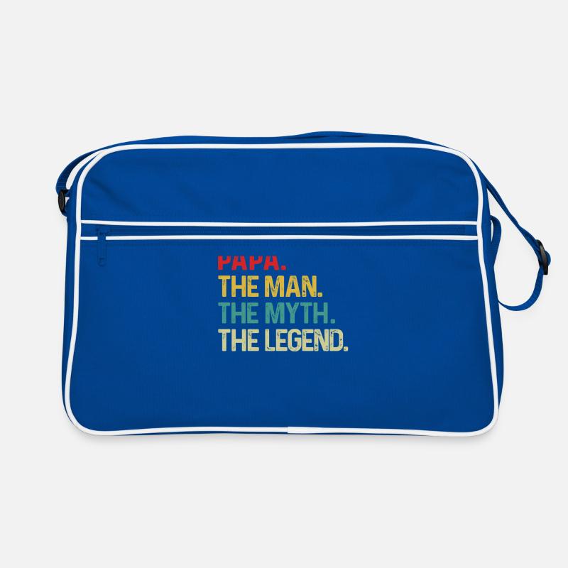 Papa der Mann der Mythos die Legende Retro Tasche
