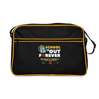 School Is Out Forever - Retro Bag - black/gold - Front