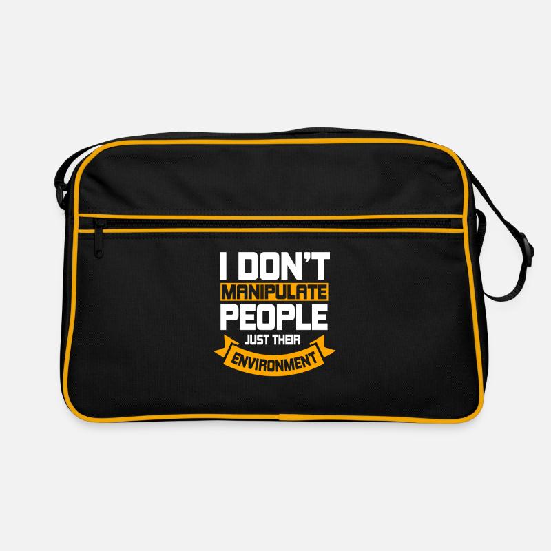 Je ne manipule pas les gens SPED Enseignant Sac Retro