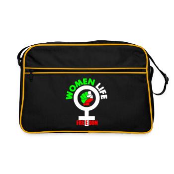 Women life freedom - Sac Retro - noir/or - Devant