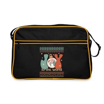Pull de Noël moche - Sac Retro - noir/or - Devant