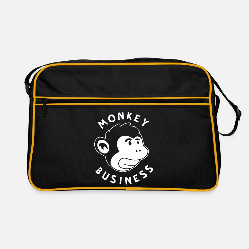 Monkey Business – Affenstarkes Graffiti Jungle Retro Tasche
