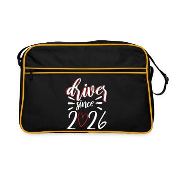 Driving License 2026 Driving Test Driving License Test - Retro Bag - black/gold - Front