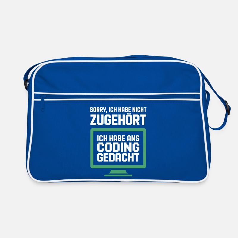 Coding thought on the screen Retro Bag