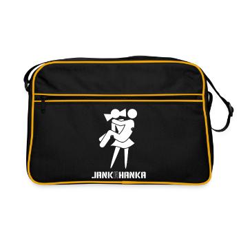 JANK A HANKA - Sac Retro - noir/or - Devant