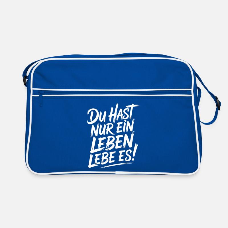 Du hast nur ein Leben – Lebe Es Retro Tasche