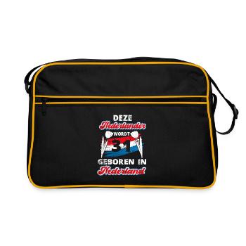31 Anniversaire Pays-Bas Hollande 31 ans Say - Sac Retro - noir/or - Devant